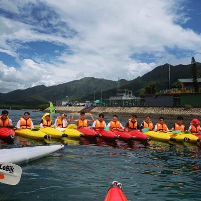 DHW Swimming Team takes part in a 3-day kayak training course